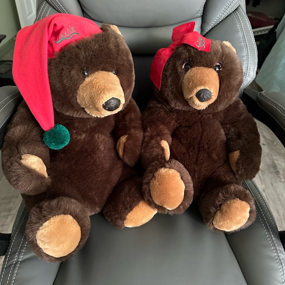 Felix and Felicia Filene Christmas Bears